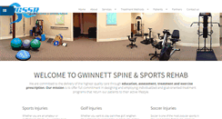 Desktop Screenshot of gwinnettrehab.com